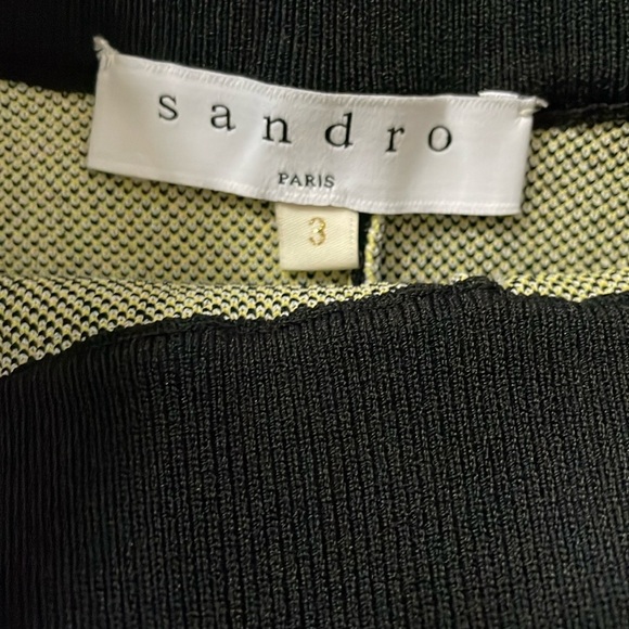 Sandro Paris-maje Floral Black and White Women's Shorts - Picture 13 of 16